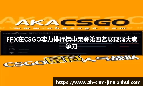FPX在CSGO实力排行榜中荣登第四名展现强大竞争力